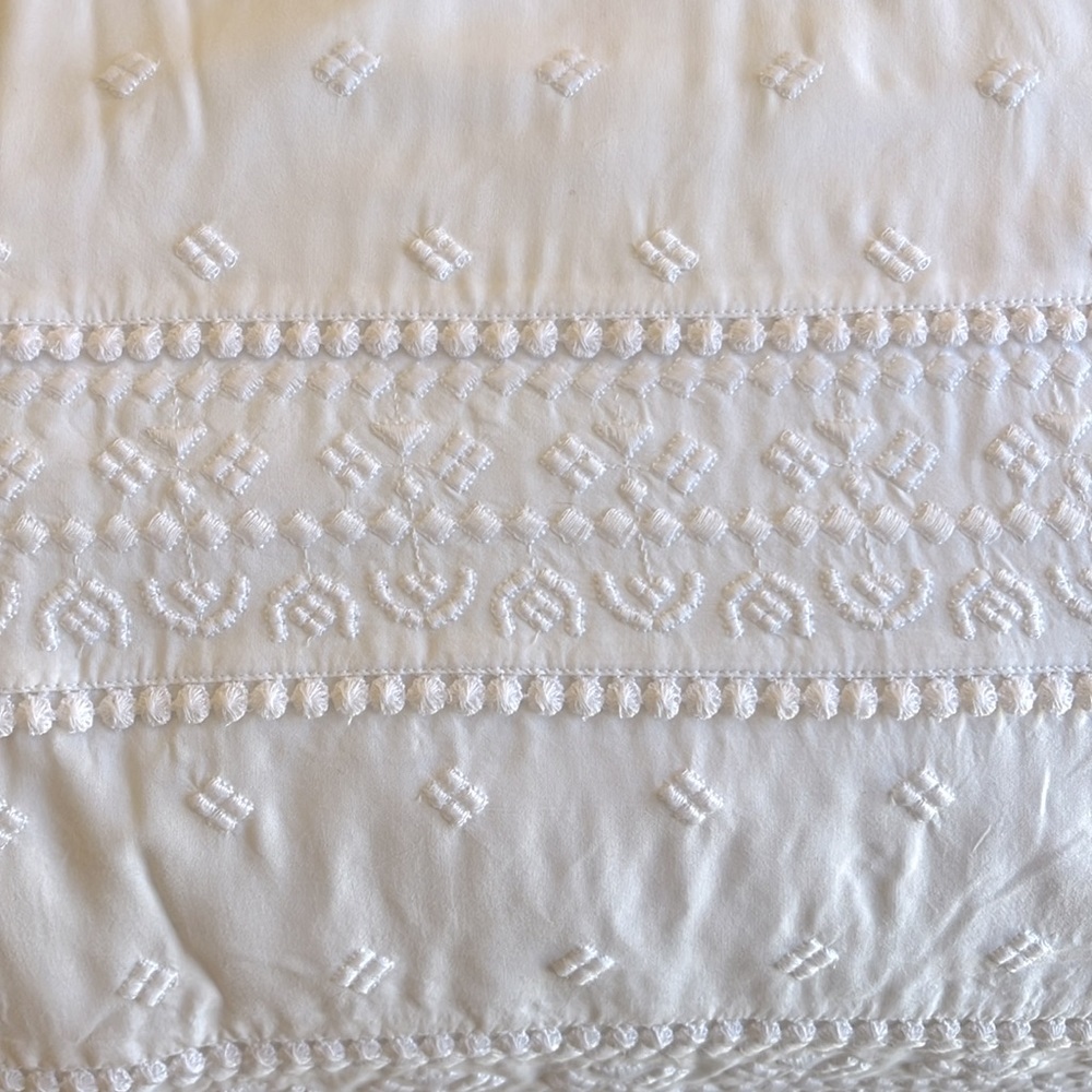 J.Jill Embroidered Pull-on Woven Skirt - Picture 3 of 6